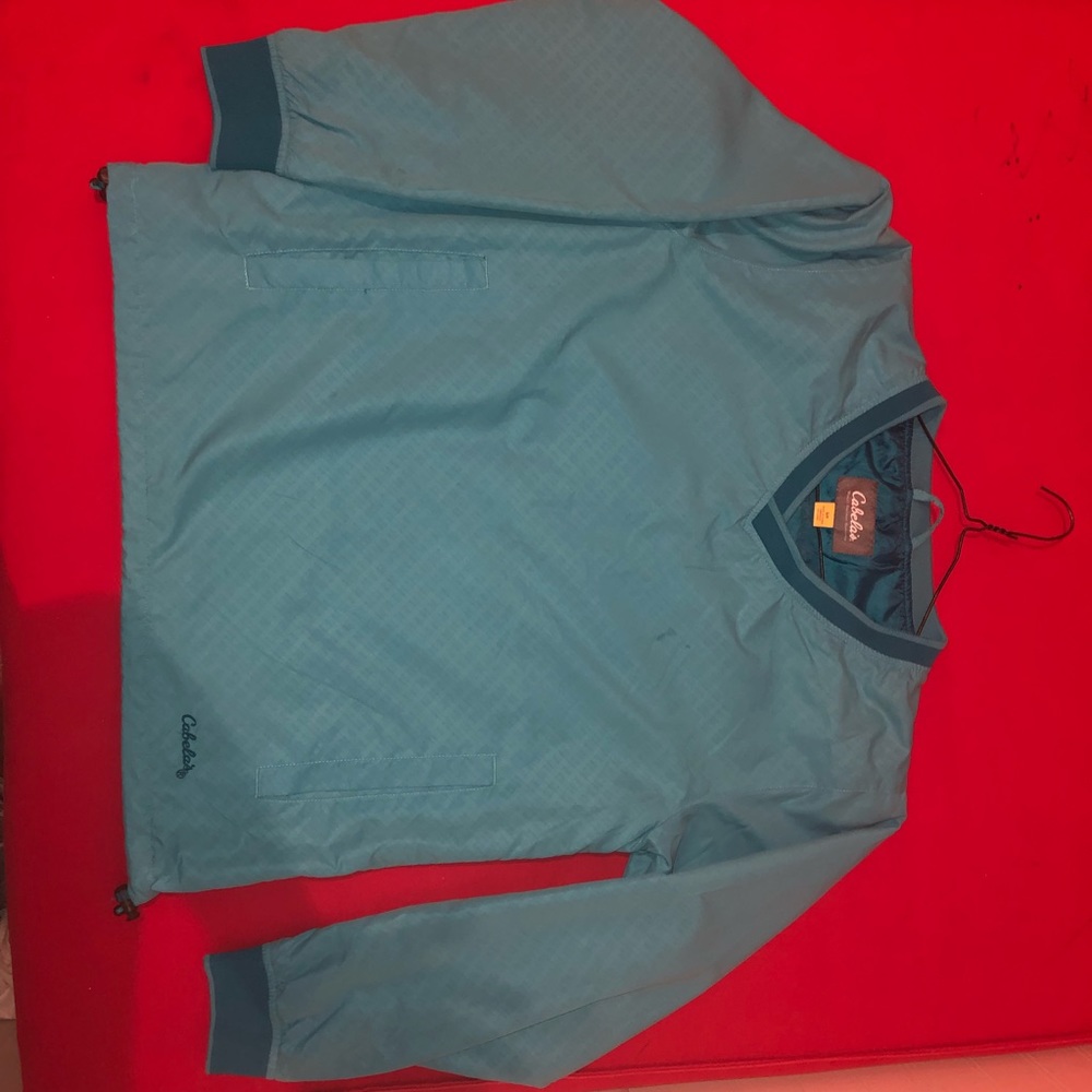 Light blue sweater from Cabela’s